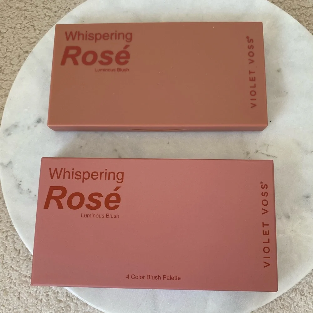 NIB Violet Voss Whispering Rosé Blush Palette